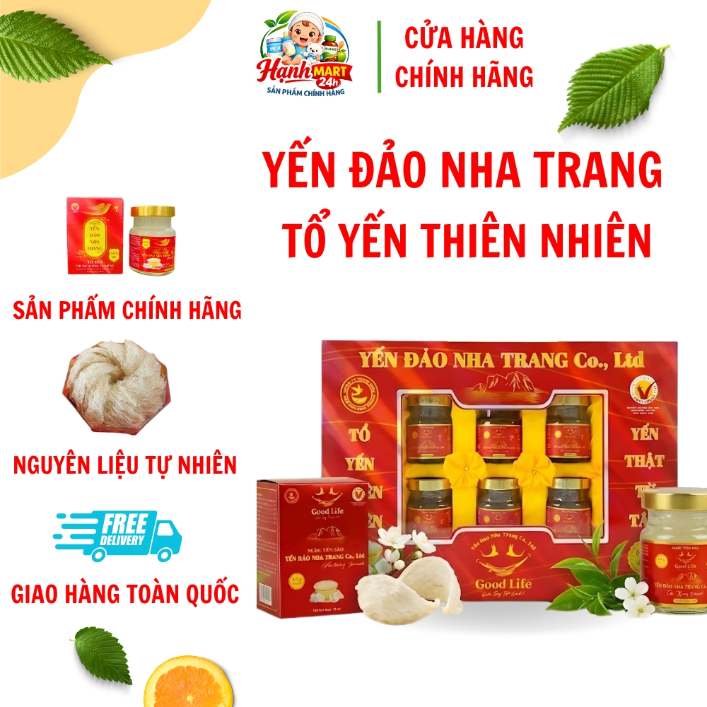 Yến Đảo Nha Trang One A Day Đường Phèn 6 Gram Cải Thiện Giấc Ngủ, Tăng Cường Sức Khỏe, Làm Đẹp Da, Chống Lão Hóa