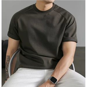 Áo phông nam trơn vải cotton co giãn form regular trẻ trung nam tính Gao studio G008