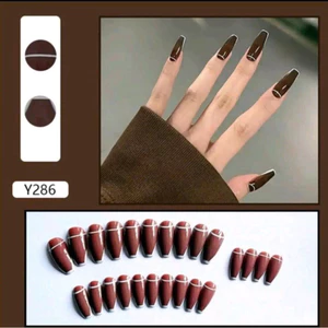 Móng tay giả 24 móng , móng tay kèm keo dán