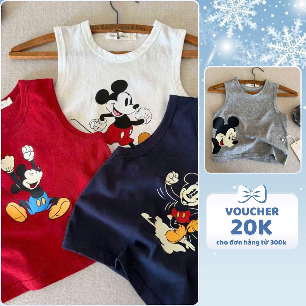 [À ƠI SHOP] D22- set 4 áo ba lỗ mickey đủ kiểu- a106.294