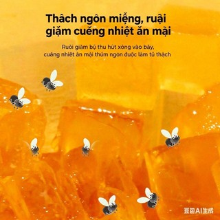 "Thuốc diệt ruồi dạng mồi thạch, triệt tiêu ruồi giấm trong nhà, hiệu quả nhanh, an toàn cho nhà bếp."