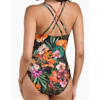 Size 16/Bikini 1 mảnh,đồ bõi liền thân đi biển nữ họa tiết hoa sang chảnh,tôn dáng,che bụng,sẵn đệm ngực hàng cao cấp