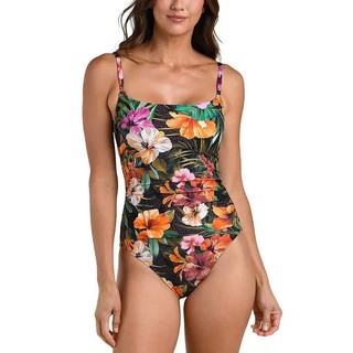 Size 16/Bikini 1 mảnh,đồ bõi liền thân đi biển nữ họa tiết hoa sang chảnh,tôn dáng,che bụng,sẵn đệm ngực hàng cao cấp