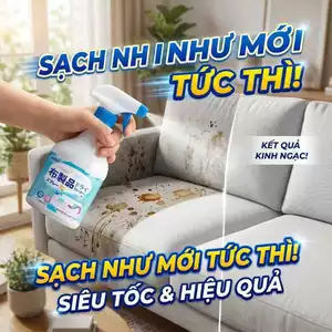 ✨ Dung dịch tẩy vết bẩn vải 500ml – Làm sạch sofa, ghế nệm, ghế bọc, tiện lợi, hiệu quả nhanh 🏠