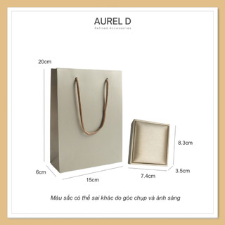 Set Túi Hộp Quà Aurel D Đựng Trâm Cài Sang Trọng Thanh Lịch Tinh Tế
