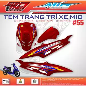 TEM XE MIO SPORT #55 (TEM 3 LỚP - SIÊU NÉT - SIÊU ĐẸP - SIÊU CUTE)