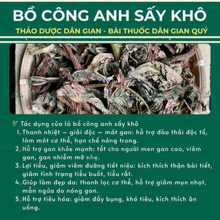Lá Bồ Công Anh Sấy Khô Tự Nhiên 100% – Pha Trà, Nấu Nước Uống – Dược Quý Thiên Phúc