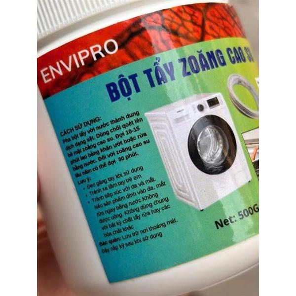 Bột tẩy roăng, zoăng, ron cao su - Dùng cho tẩy vệ sinh máy giặt, tủ lạnh