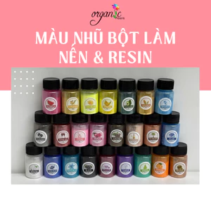 MÀU NHŨ BỘT LÀM NẾN & RESIN – HIỆU ỨNG ÁNH KIM CAO CẤP