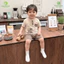 AMI0401 - Bộ Cộc Thời Trang Bé Trai Hoạ Tiết Máy Xúc Đáng Yêu Vải Model Thấm Hút Tốt