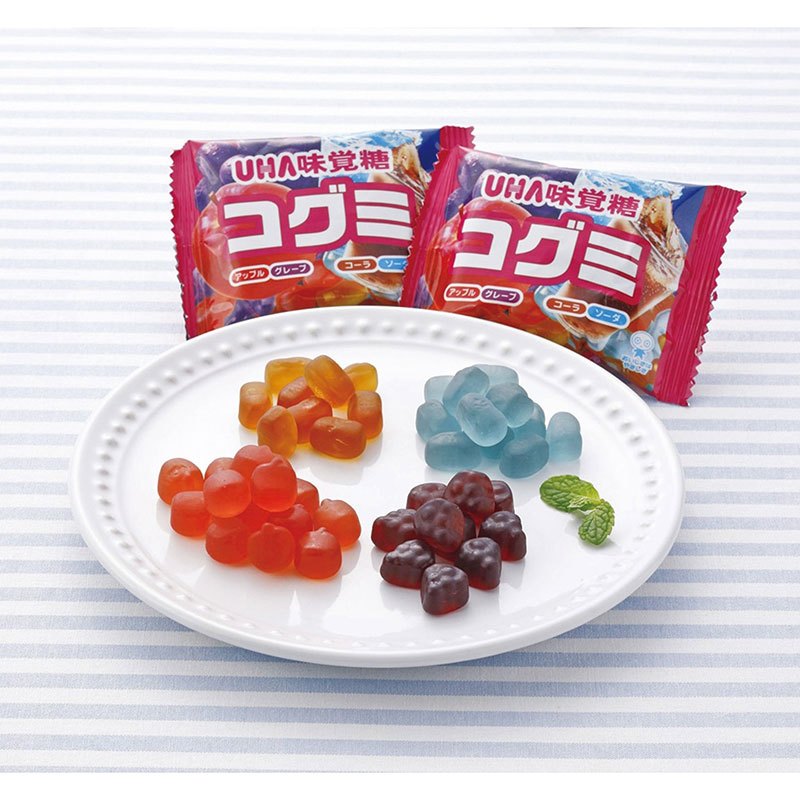Kẹo dẻo UHA KOGUMI hỗn hợp vị trái cây và nước giải khát gói 128g - Nhập Khẩu Nhật Bản