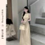 Váy Dài Sát Nách Lụa Satin Dáng Suông Sang Trọng Jolie