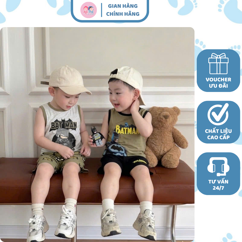 [À ƠI SHOP] A63- set 2 bộ ba lỗ batman 2 màu- a100.360