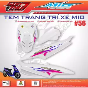 TEM XE MIO SPORT #56 (TEM 3 LỚP - SIÊU NÉT - SIÊU ĐẸP - SIÊU CUTE)