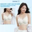 Áo Ngực Nữ Su Thạch In Hoa Nhí Thoáng Khí Không Gọng Không Lộ Viền Mút Đệm Mỏng May Liền Viền Ren A1846