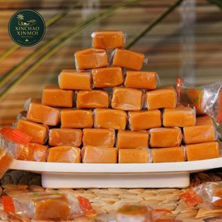 [25.06] Kẹo Dừa Sáp Sầu Riêng VICOSAP | Đặc sản Trà Vinh (Hộp 100g)