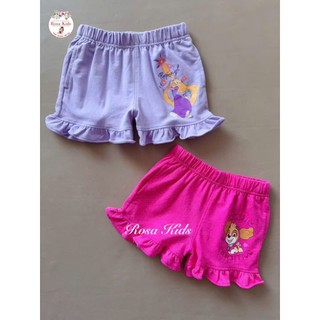 (12-22kg) Đồ bộ mặc nhà bé gái xuất khẩu, họa tiết công chúa hoạt hình đáng yêu