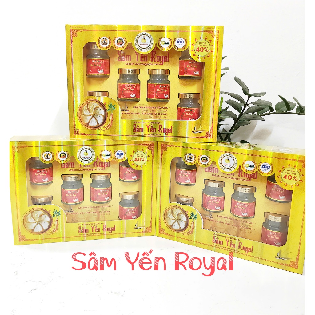 Yến sào cao cấp Khánh Hòa Sâm Yến ROYAL Dùng Được Cho Người Tiểu Đường G30