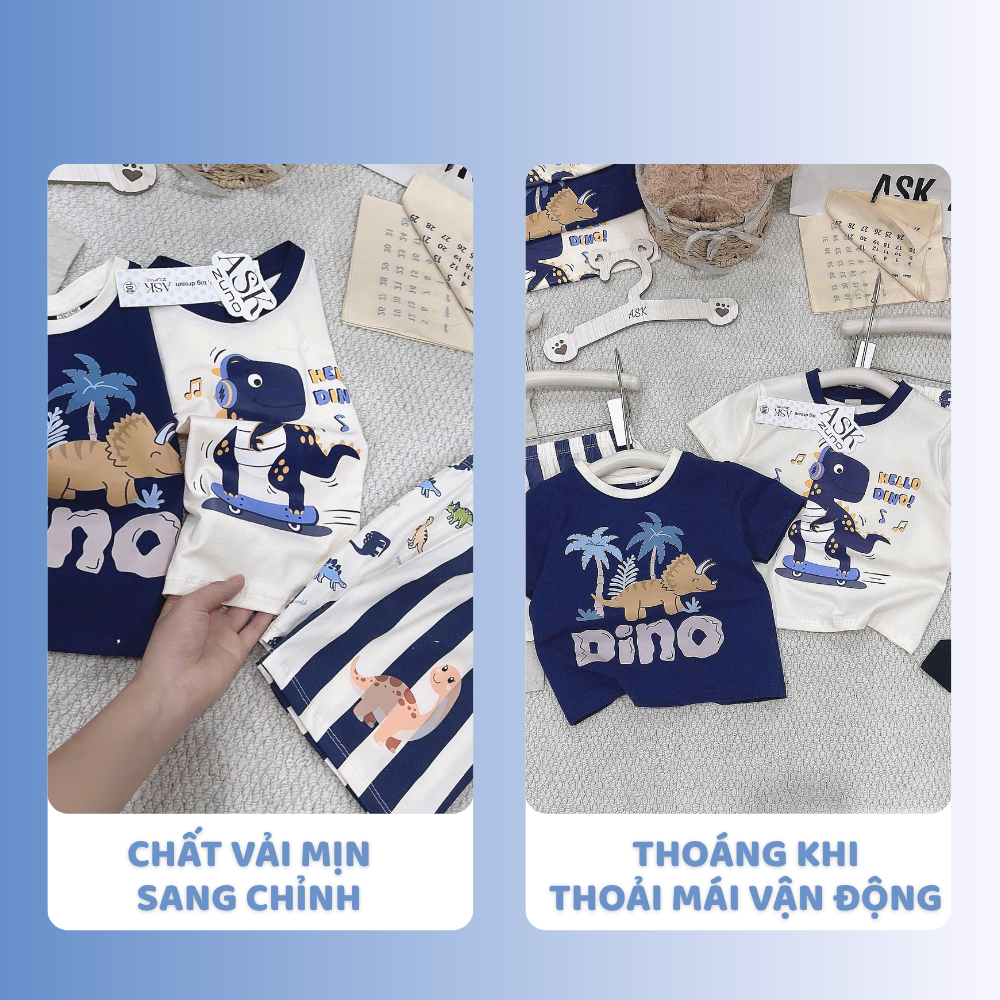 [À ƠI SHOP] A29- set 2 bộ cộc khủng long nghe nhạc- a100.359