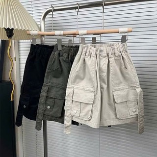 Quần Ngố Kaki Bé Trai Lưng Thun Mềm Co Giãn Size 20-45kg