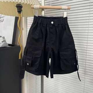 Quần Ngố Kaki Bé Trai Lưng Thun Mềm Co Giãn Size 20-45kg