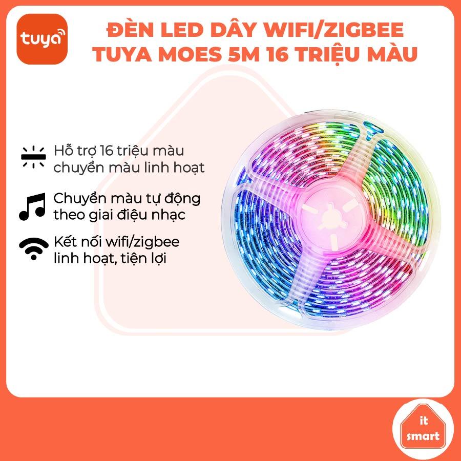 Đèn LED dây RGB Tuya MOES 5 mét