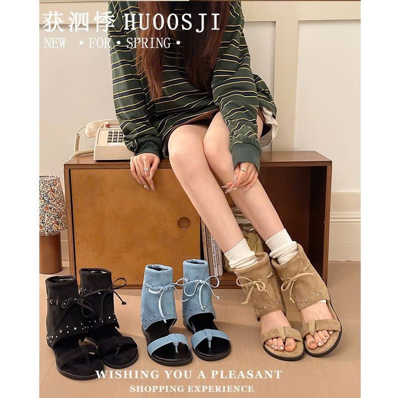 Giày Sandal Đế Xuồng Xỏ Ngón Mùa Hè Thời Trang Và Thanh Lịch 2026