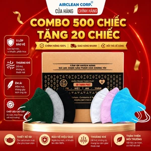 520 chiếc khẩu trang y tế 5D Thịnh Phát 3 lớp kháng khuẩn kháng giọt bắn chống tia UV