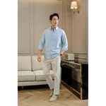 Áo Sơ Mi Nam Dài Tay Oxford Phối Sọc Multi Color 1124 - Luôn Tặng Hộp Đóng – BY COTTON — ảnh 4