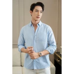 Áo Sơ Mi Nam Dài Tay Oxford Phối Sọc Multi Color 1124 - Luôn Tặng Hộp Đóng – BY COTTON — ảnh 2