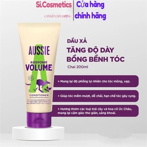 Dầu xả thuần chay Aussie, dưỡng tóc ẩm mượt và bồng bềnh 200ml - Châu Âu