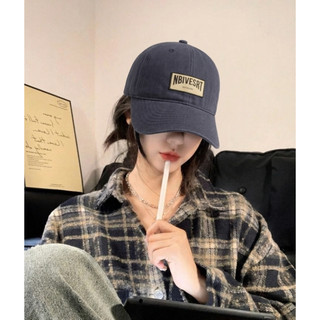 Mũ Lưỡi Trai Nam Nữ HAZIN Thêu Nổi Vintage, Mũ Kaki Form Cứng Unisex, Nón Kết Phong Cách Hàn Quốc