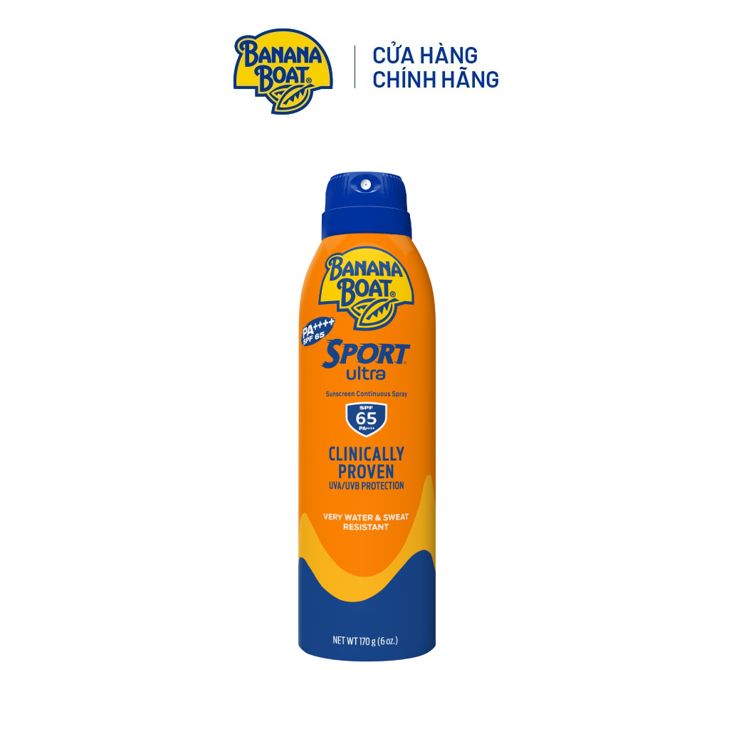 Chống Nắng Thể Thao Banana Boat Dạng Xịt Sport Ultra Spray - SPF65/170g
