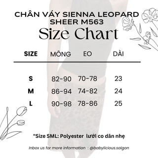 Chân váy Sienna Leopard Sheer M563