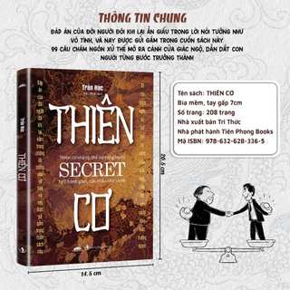 Sách - Thiên Cơ - 99 Câu Châm Ngôn Nhìn Thấu Lòng Người Và Thế Sự