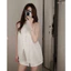 Set 2 món : Áo sát nách cổ yếm dáng suông phối khuy bọc kèm chân váy ngắn dáng A style basic thanh lịch ( hàng có sẵn)