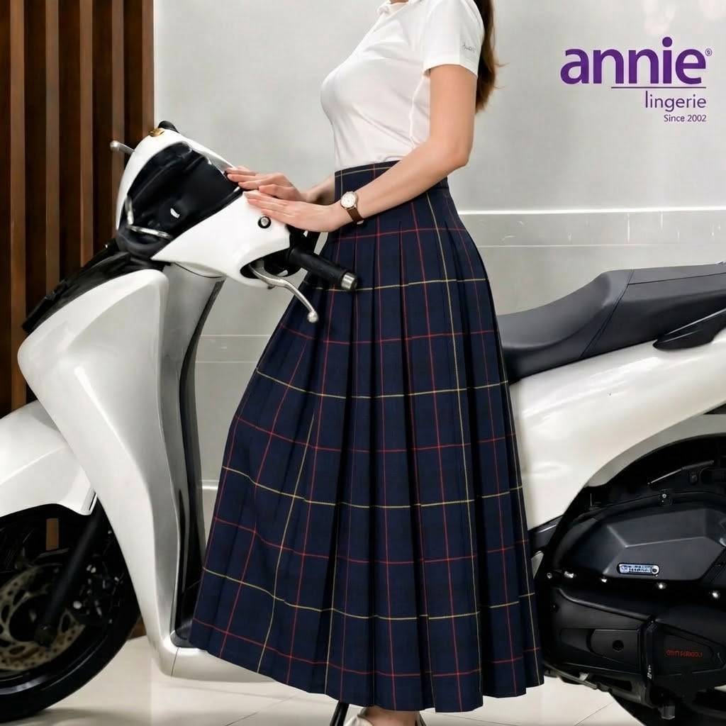 Váy Chống Nắng Cho Nữ annie Chất Cotton Dày Dặn, Quây Chống Nắng Chống Tia UV Che Nắng Toàn Diện Đi Xe Máy
