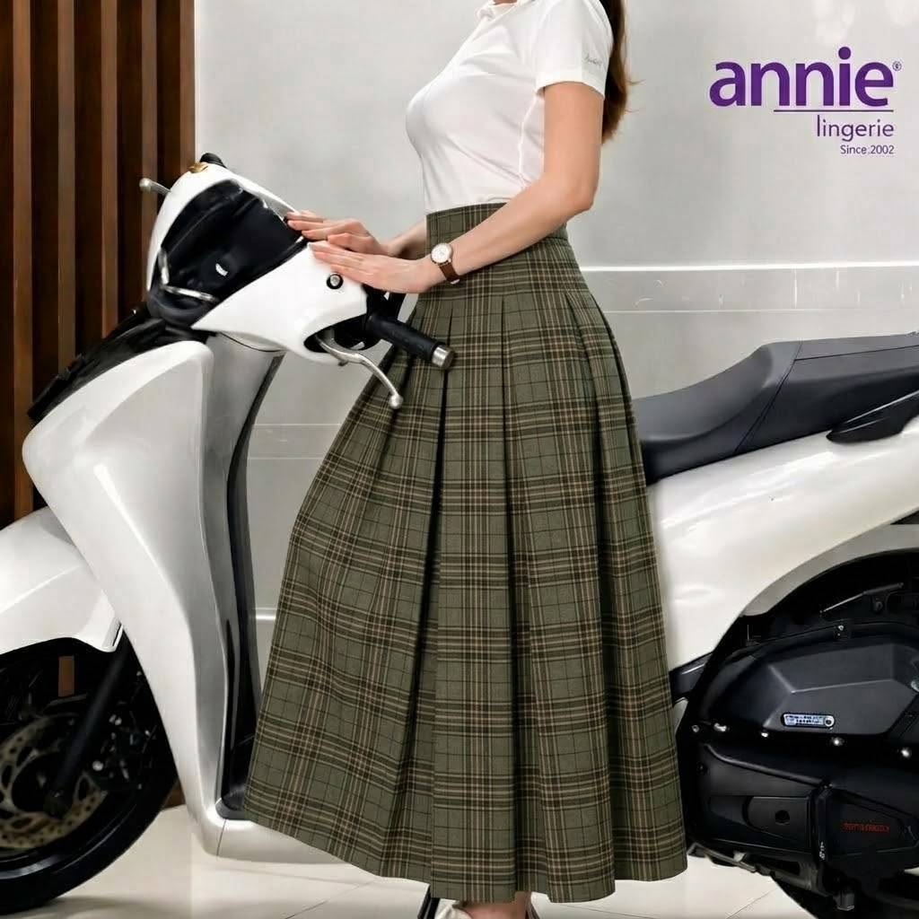 Váy Chống Nắng Cho Nữ annie Chất Cotton Dày Dặn, Quây Chống Nắng Chống Tia UV Che Nắng Toàn Diện Đi Xe Máy