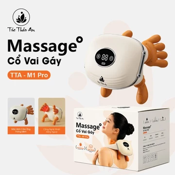Máy Massage Bàn Tay Túc Thảo An Chườm Nóng Hồng Ngoại Massage Cổ Vai Gáy Pin Trâu Bảo Hành 24 Tháng