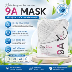 Combo 200 Chiếc Khẩu Trang 9A Thịnh Phát,Khẩu Trang Chống Tia UV, 4 Lớp Kháng Khuẩn