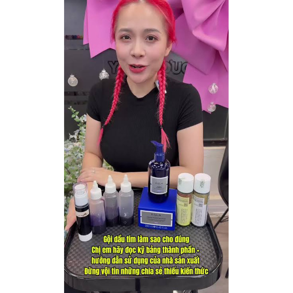 GỘI - Ủ TÍM CHO TÓC BẠC Lành Tính Hàng Cao Cấp ( DƯƠNG TÂY REVIEW )