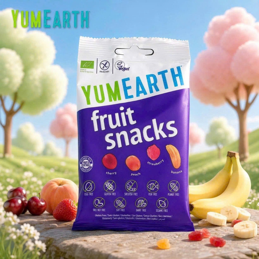 Kẹo Hữu Cơ Trái Cây Yumearth  [Lollipops-Hạt đậu- Trái Cây]