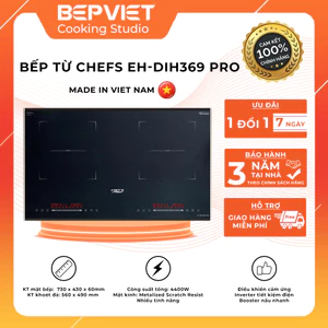 Bếp từ Chefs EH-DIH369 PRO chính hãng giá tốt độ bền cao nhiều tính năng