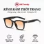 Kính râm gọng vuông R9 chống tia UV tặng túi đựng kính khăn lau kính