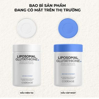 Thực Phẩm Bảo Vệ Sức Khỏe Codeage Liposomal Glutathione 60 Viên
