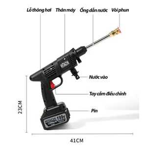 MÁY XỊT RỬA XE ĐA NĂNG ÁP LỰC MẠNH, THIẾT KẾ HIỆN ĐẠI BỀN ĐẸP, Dụng Cụ Vệ Sinh Gia Đình