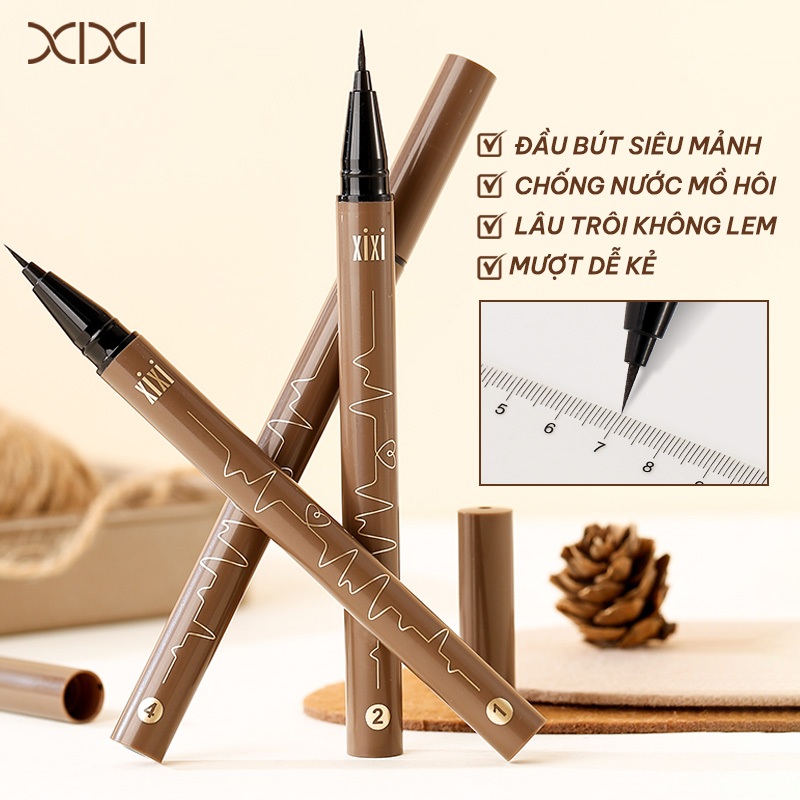 XIXI D709 Chì Kẻ Mày Tự Động Ngòi Mảnh Lên Màu Tự Nhiên Chống Nước Lâu Trôi Không Lem Dễ Kẻ Chân Mày