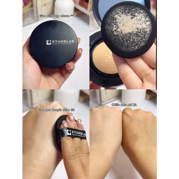 [Mẫu Mới](Tặng 1 nạ)Phấn Nước KyungLab Eternal Fit Cushion Foudation Che Phủ Khuyết Điểm Cao, Mịn Lì, Mỏng Nhẹ 14g