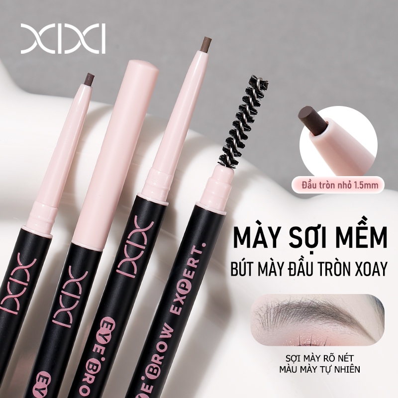 XIXI D791 Chì Kẻ Mày Ngòi Siêu Mảnh Lên Màu Tự Nhiên Chống Nước Lâu Trôi Không Lem Dễ Kẻ Chân Mày Sắc Nét