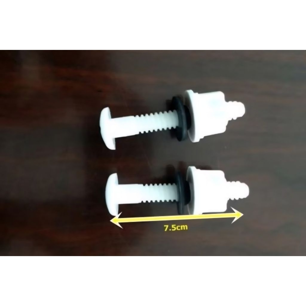( ỐC KÉT NƯỚC) BỘ 2 Ốc Kết Nối Thân Bồn Cầu Và Két Nước
